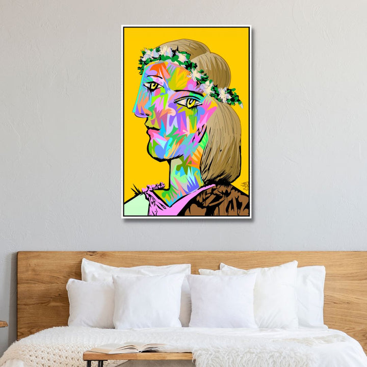 Picasso Woman Face Pop Art - Designity Art