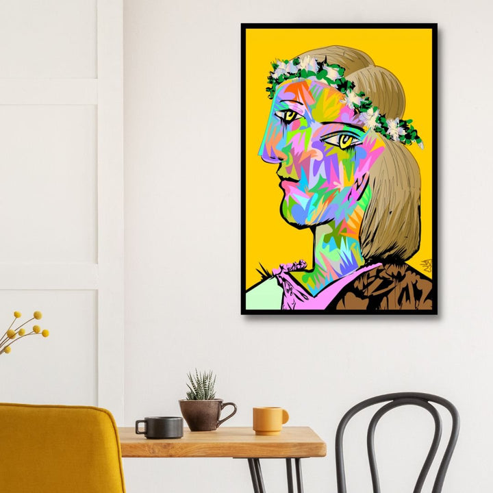 Picasso Woman Face Pop Art - Designity Art