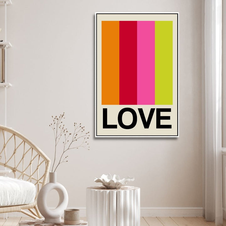 Retro LOVE Art - Designity Art