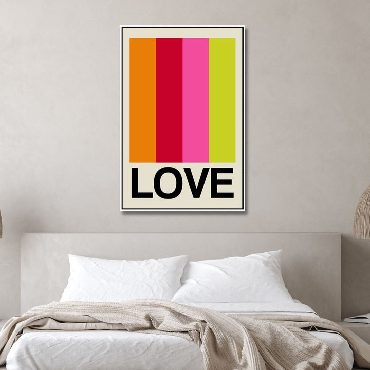 Retro LOVE Art - Designity Art