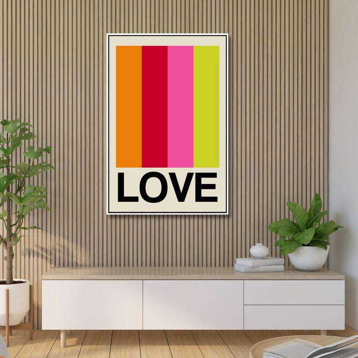 Retro LOVE Art - Designity Art