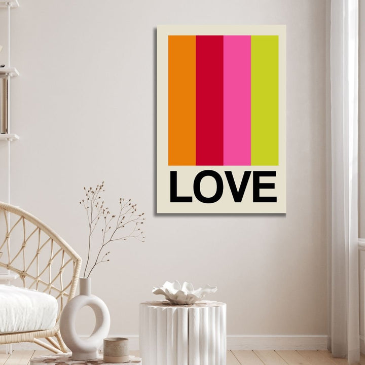 Retro LOVE Art - Designity Art