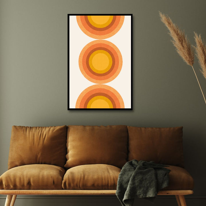 Retro Sun Art - Designity Art