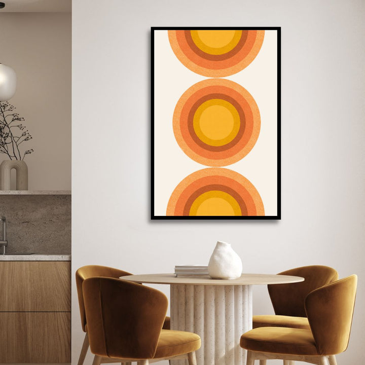 Retro Sun Art - Designity Art