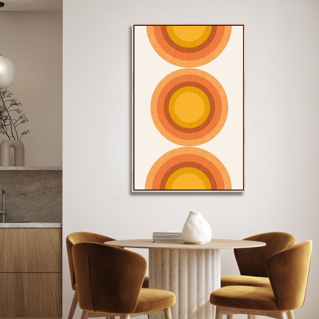 Retro Sun Art - Designity Art