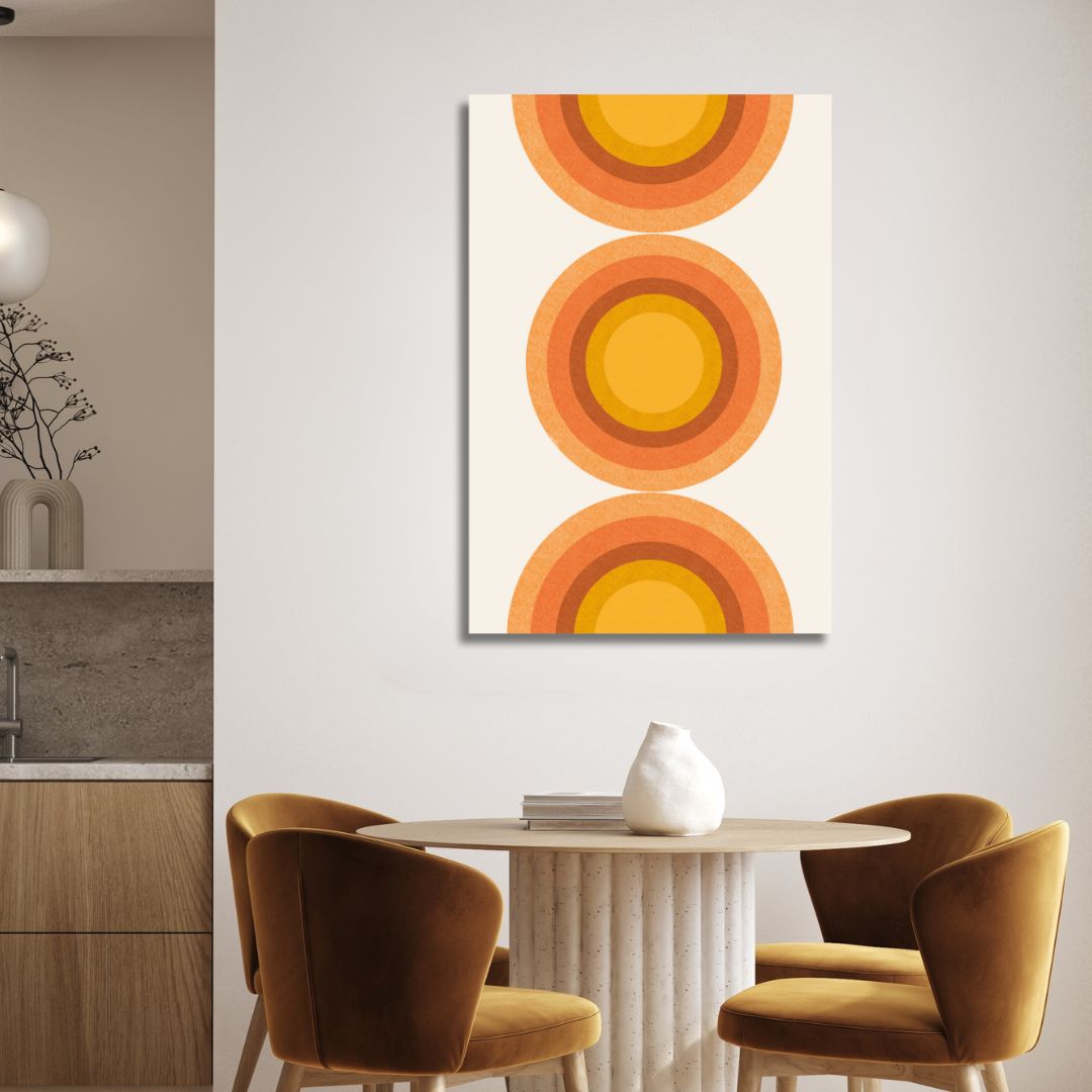 Retro Sun Art - Designity Art