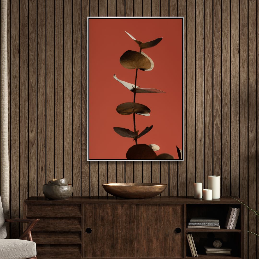 Rustic Eucalyptus Harmony Art - Designity Art