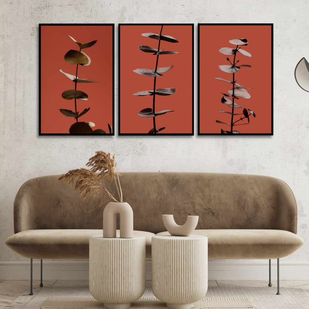 Rustic Eucalyptus Harmony Art - Designity Art