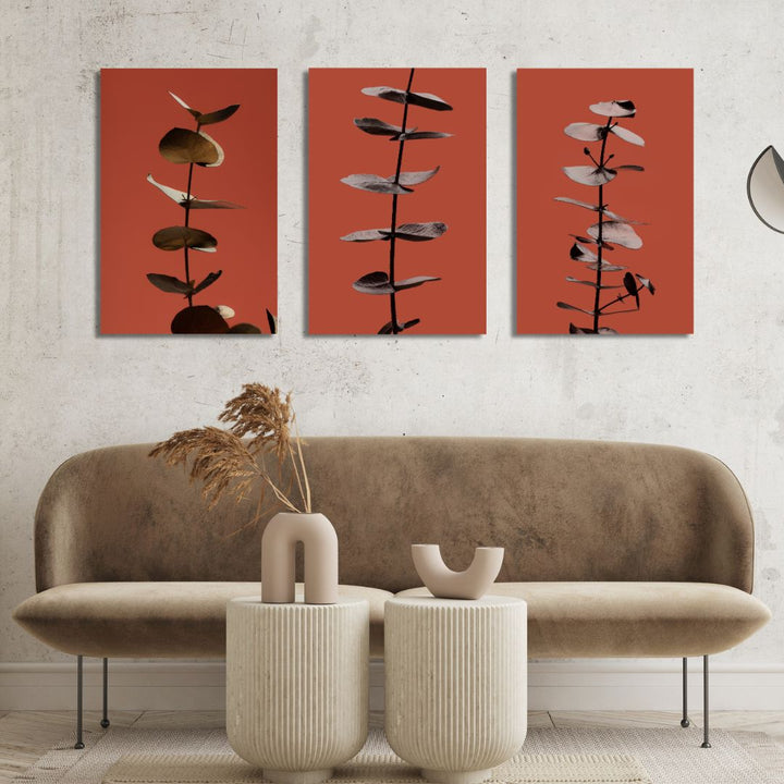 Rustic Eucalyptus Harmony Art - Designity Art