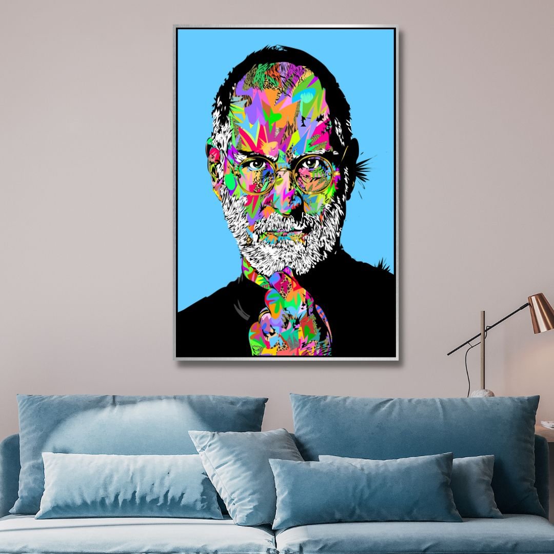 Steve Jobs Pop Art - Designity Art