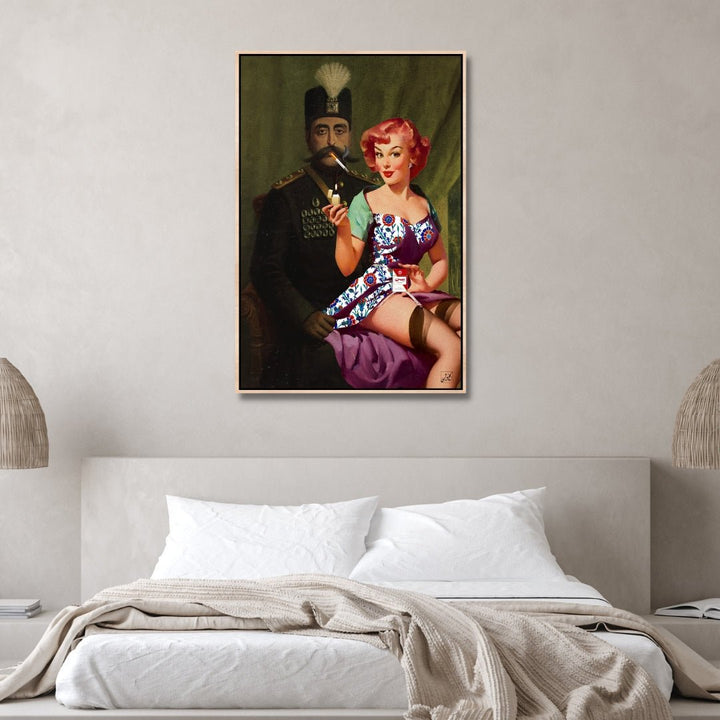 Sultan and Sweetheart Persian Pop Art - Designity Art