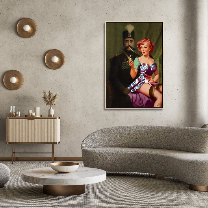 Sultan and Sweetheart Persian Pop Art - Designity Art