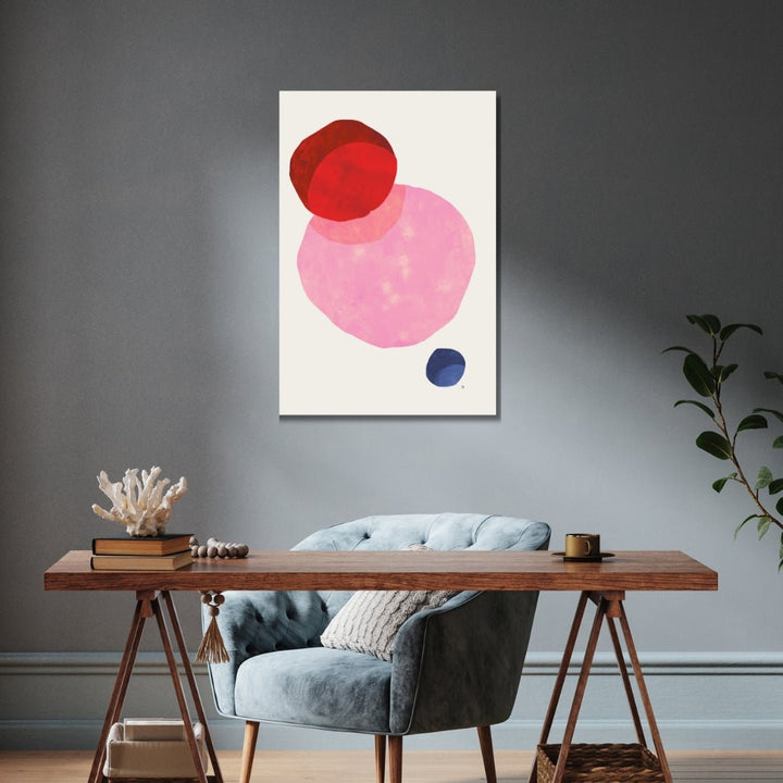 "The Balance" Geometric Abstract Shapes Art - Designity Art