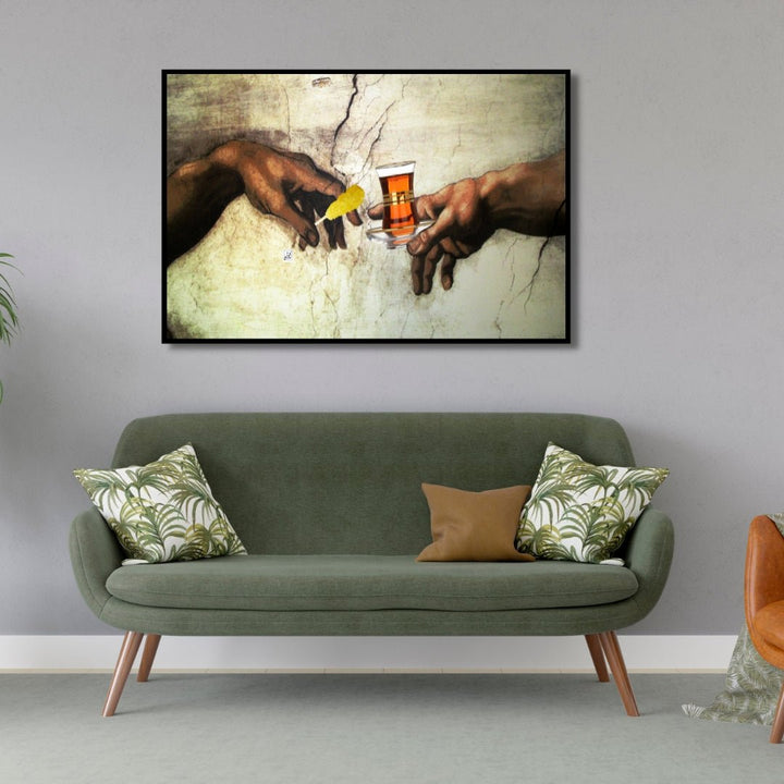 "The Creation of Joy I" Persian Pop Art - Designity Art