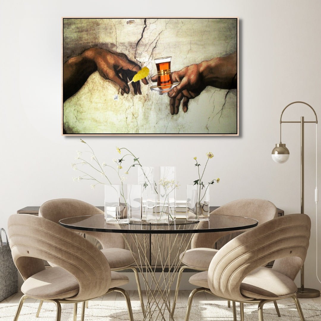 "The Creation of Joy I" Persian Pop Art - Designity Art