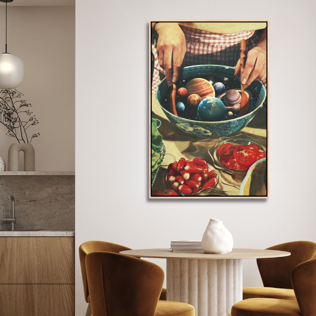 "Universal Toss" Kitchen Retro Art - Designity Art