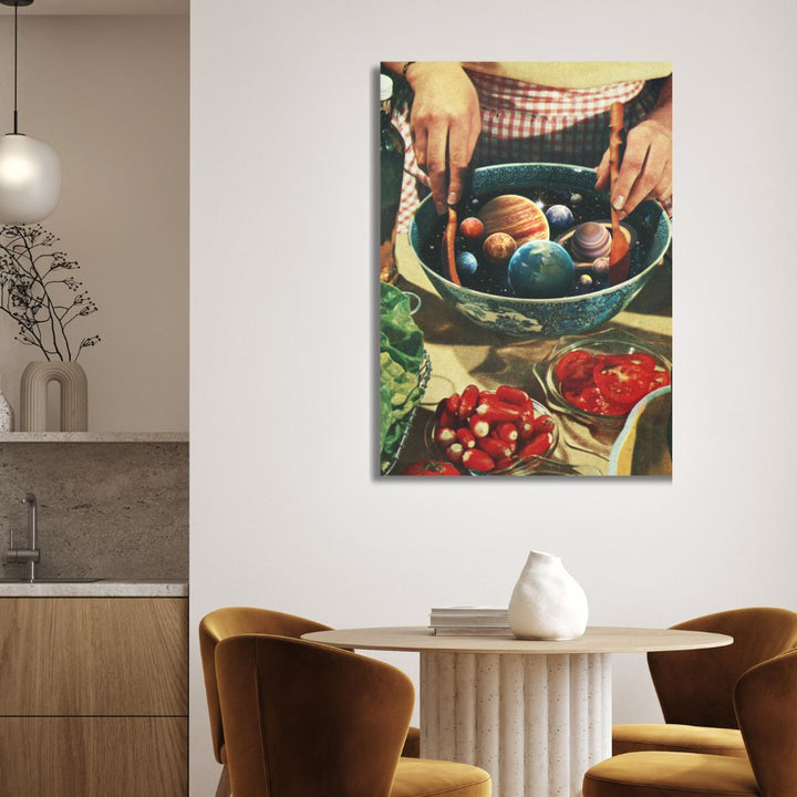 "Universal Toss" Kitchen Retro Art - Designity Art