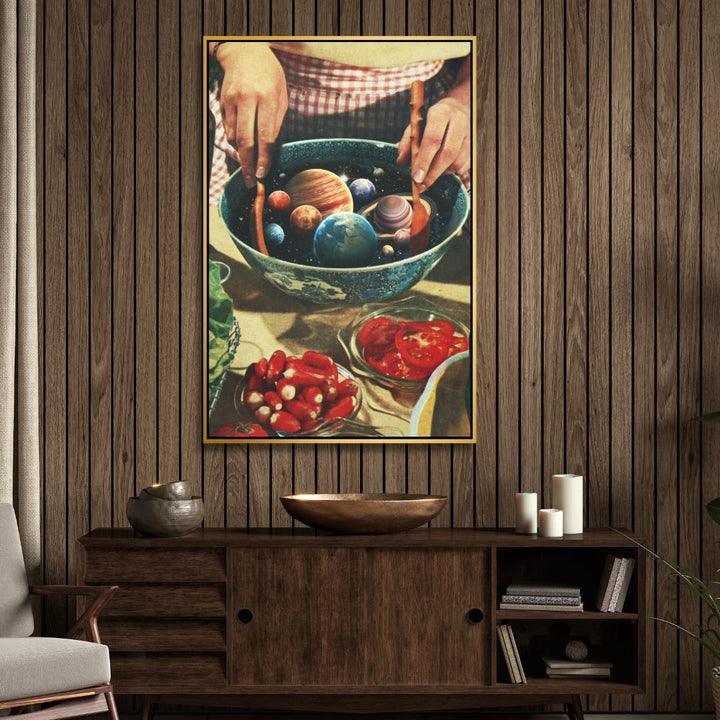 "Universal Toss" Kitchen Retro Art - Designity Art