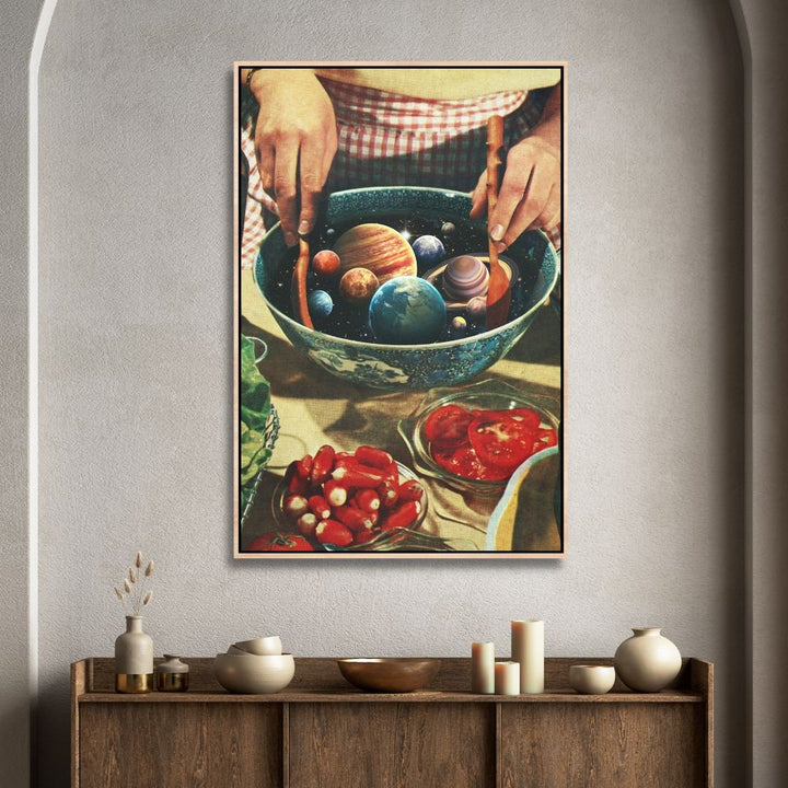 "Universal Toss" Kitchen Retro Art - Designity Art