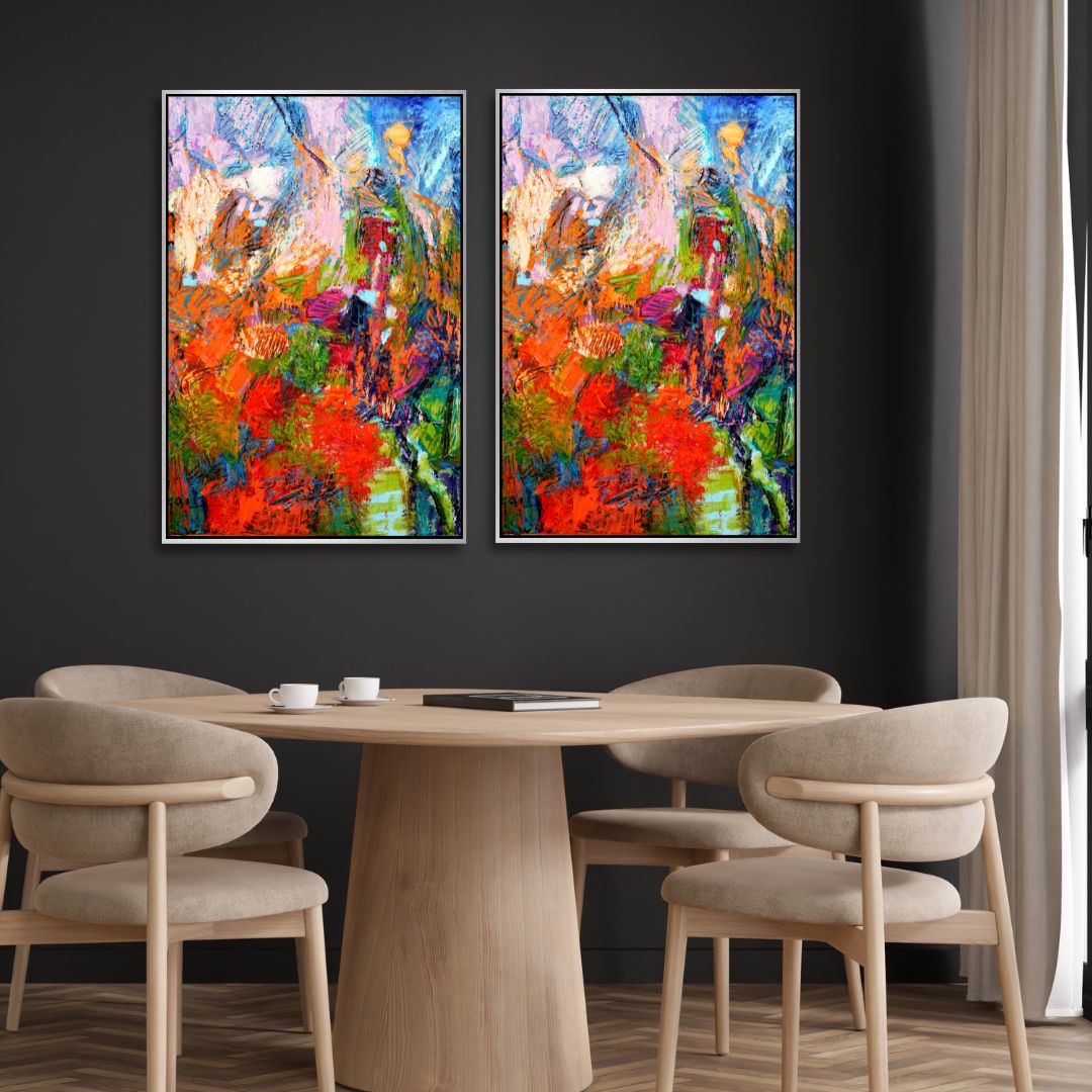 Vibrant Nature Symphony Art - Designity Art