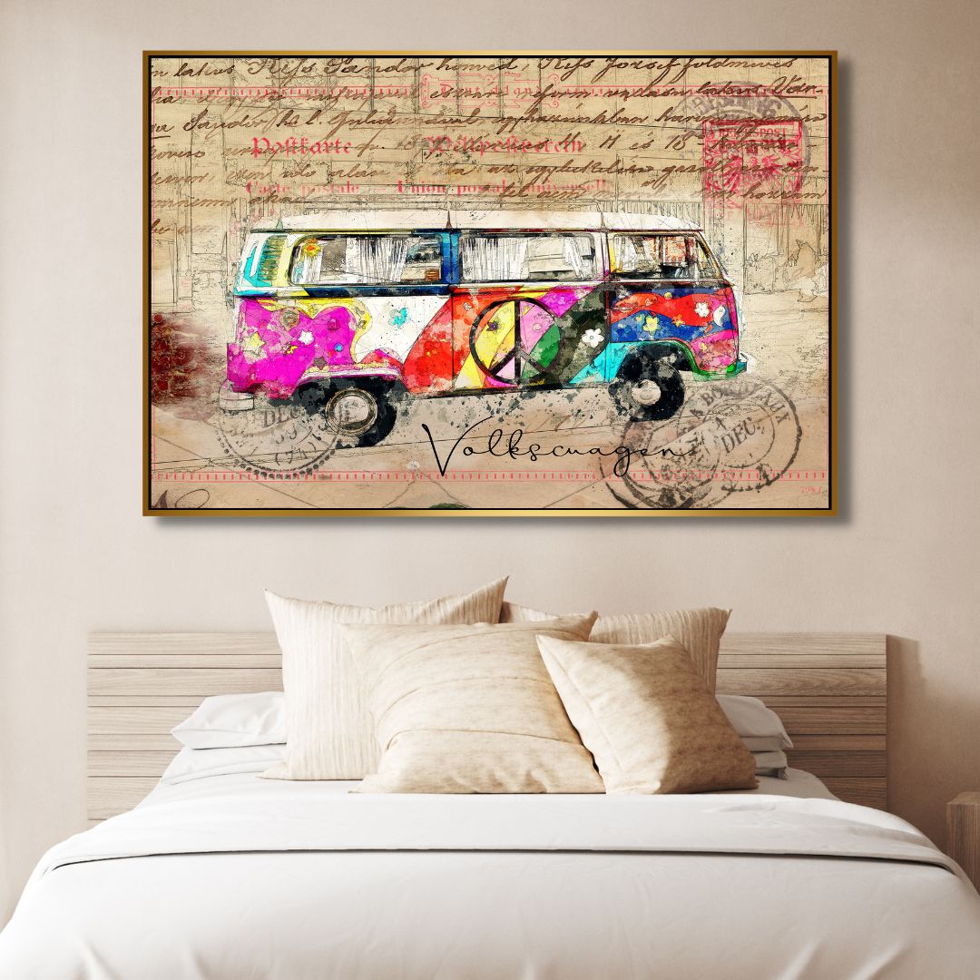 Volkswagen Retro Art - Designity Art