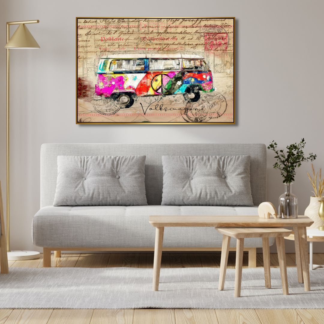 Volkswagen Retro Art - Designity Art