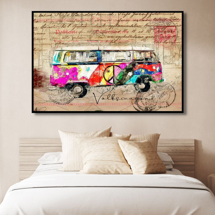 Volkswagen Retro Art - Designity Art