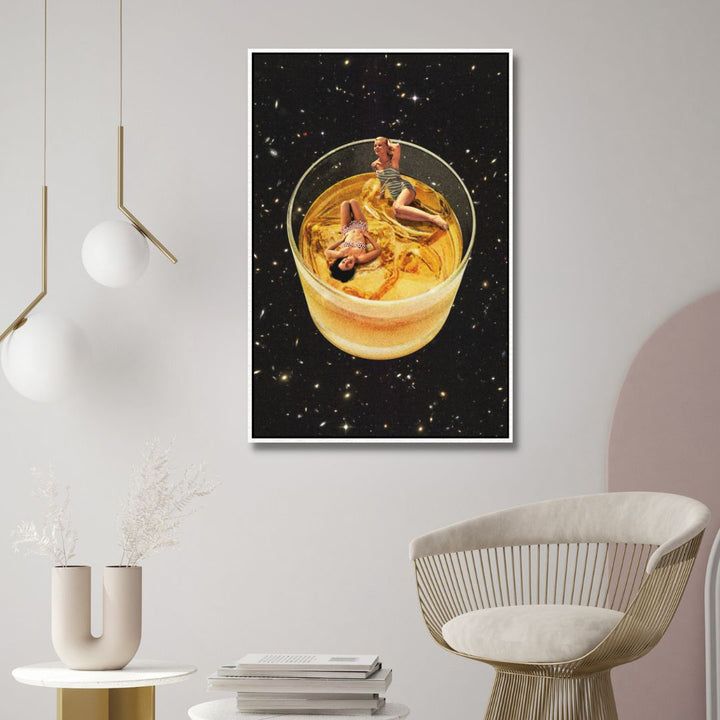 Whisky Besties Retro Art - Designity Art