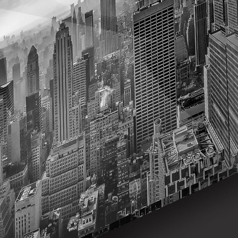 Black & White New York City Acrylic Glass Art - Designity Art