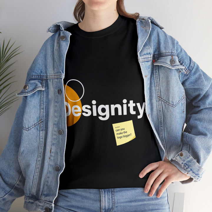 Can You Make the Logo Bigger? Creative Designer T-shirt