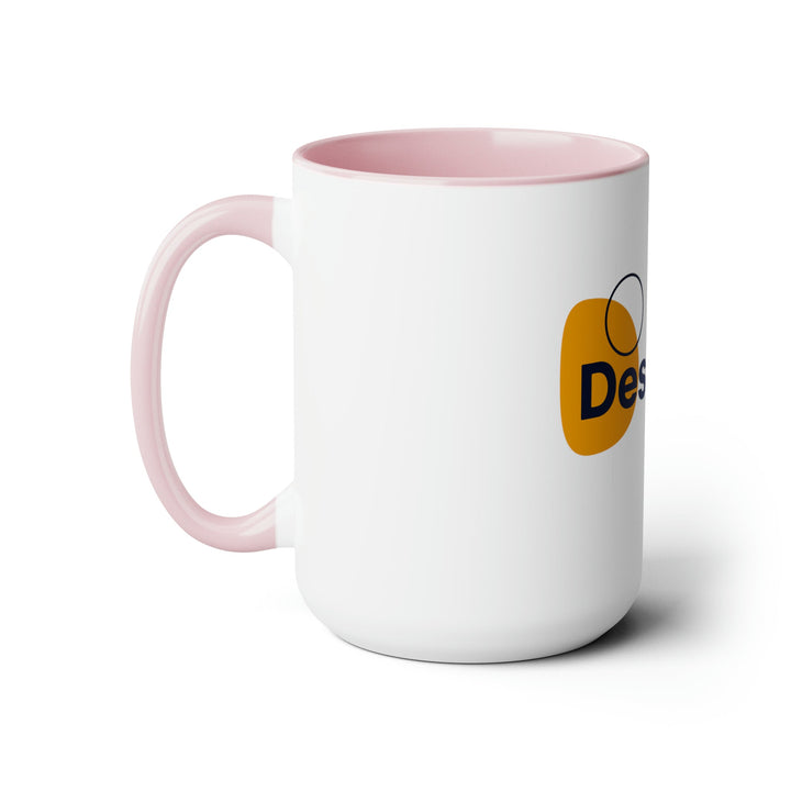 "Can You Make the Logo Bigger?" Creative Designer Two-Tone Coffee Mugs, 15oz - Mug - Designity Art