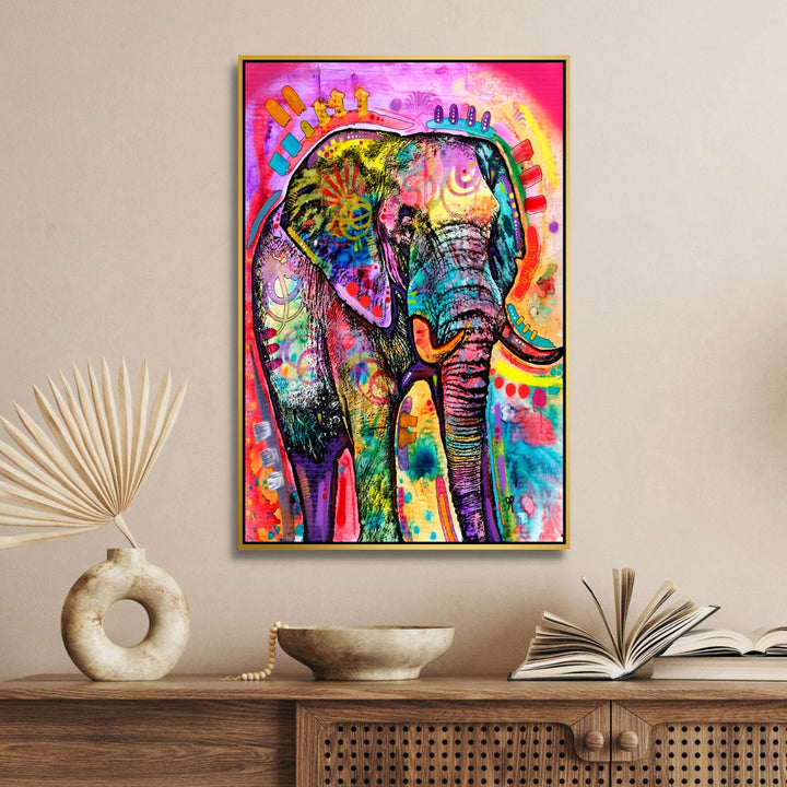 Colorful Elephant Pop Art - Designity Art