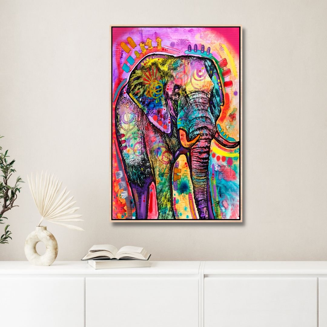 Colorful Elephant Pop Art - Designity Art