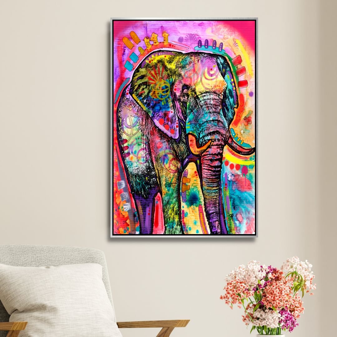 Colorful Elephant Pop Art - Designity Art