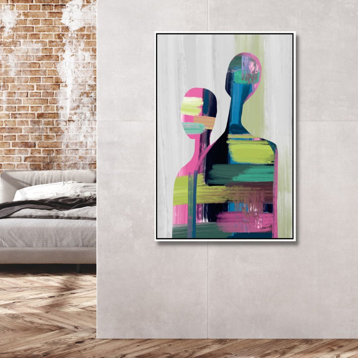 Contemporary Couple Abstract Art - Designity Art