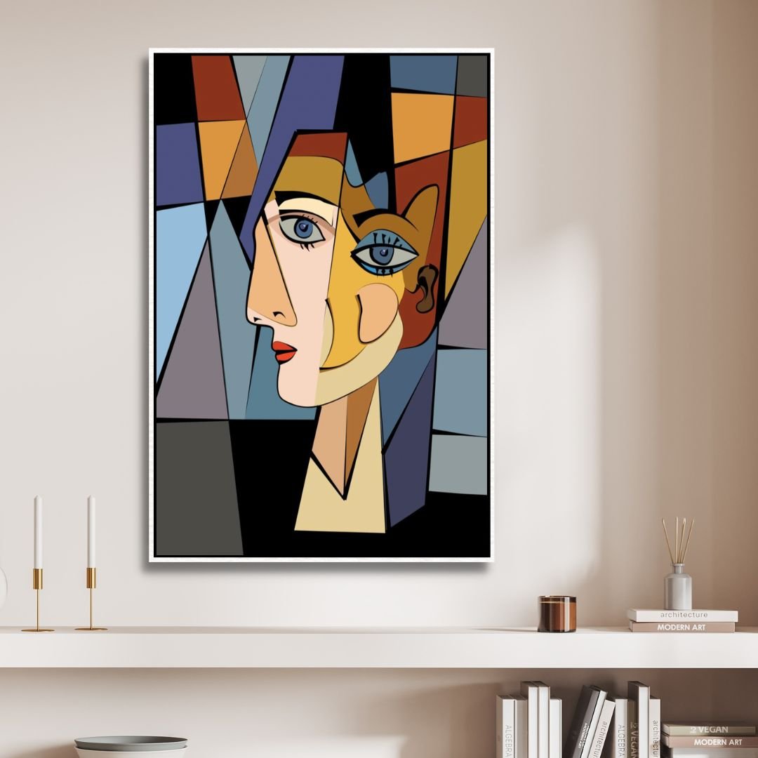 Cubism Style Portrait Art - Designity Art