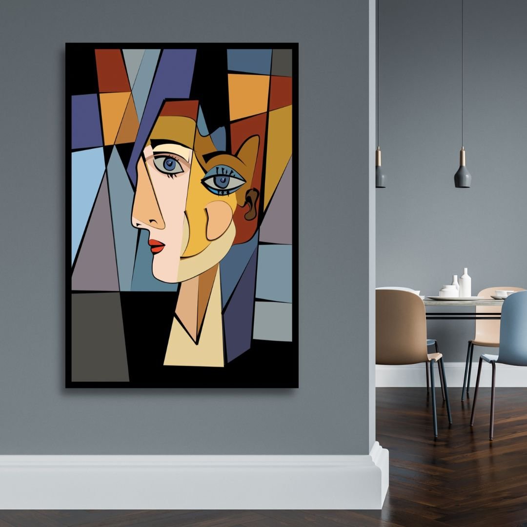 Cubism Style Portrait Art - Designity Art