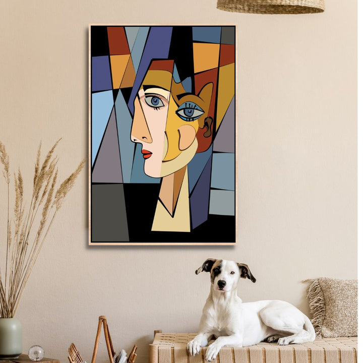 Cubism Style Portrait Art - Designity Art