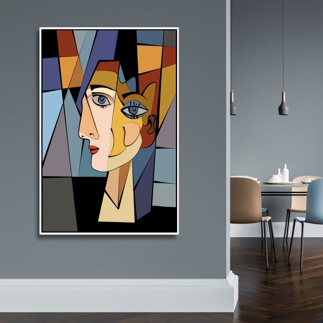 Cubism Style Portrait Art - Designity Art