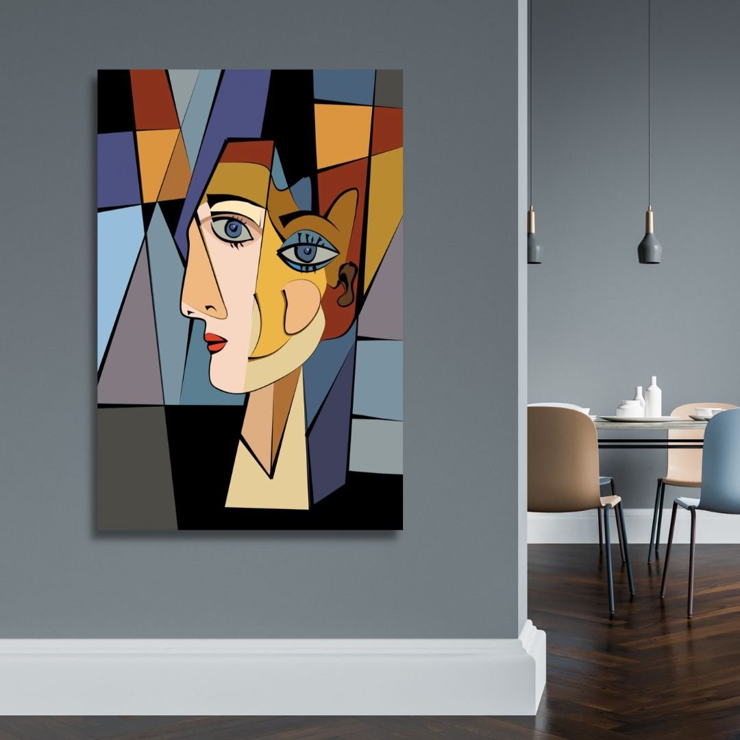 Cubism Style Portrait Art - Designity Art