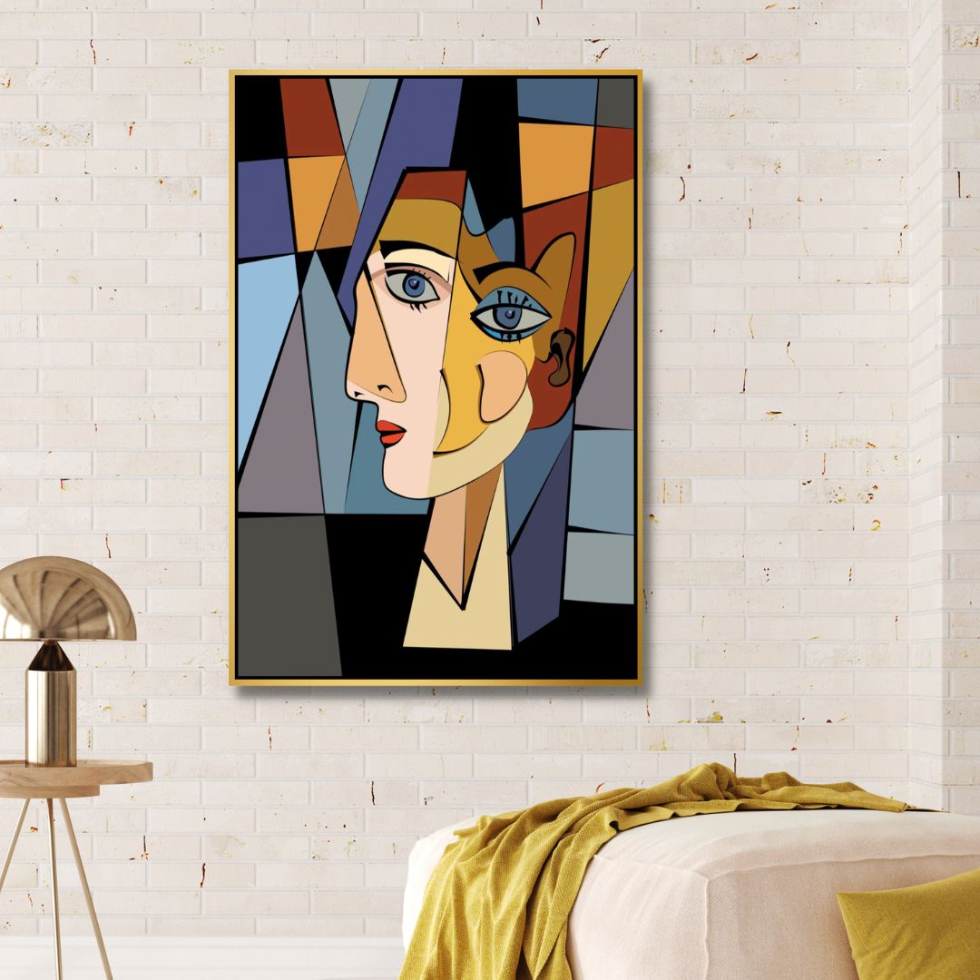 Cubism Style Portrait Art - Designity Art