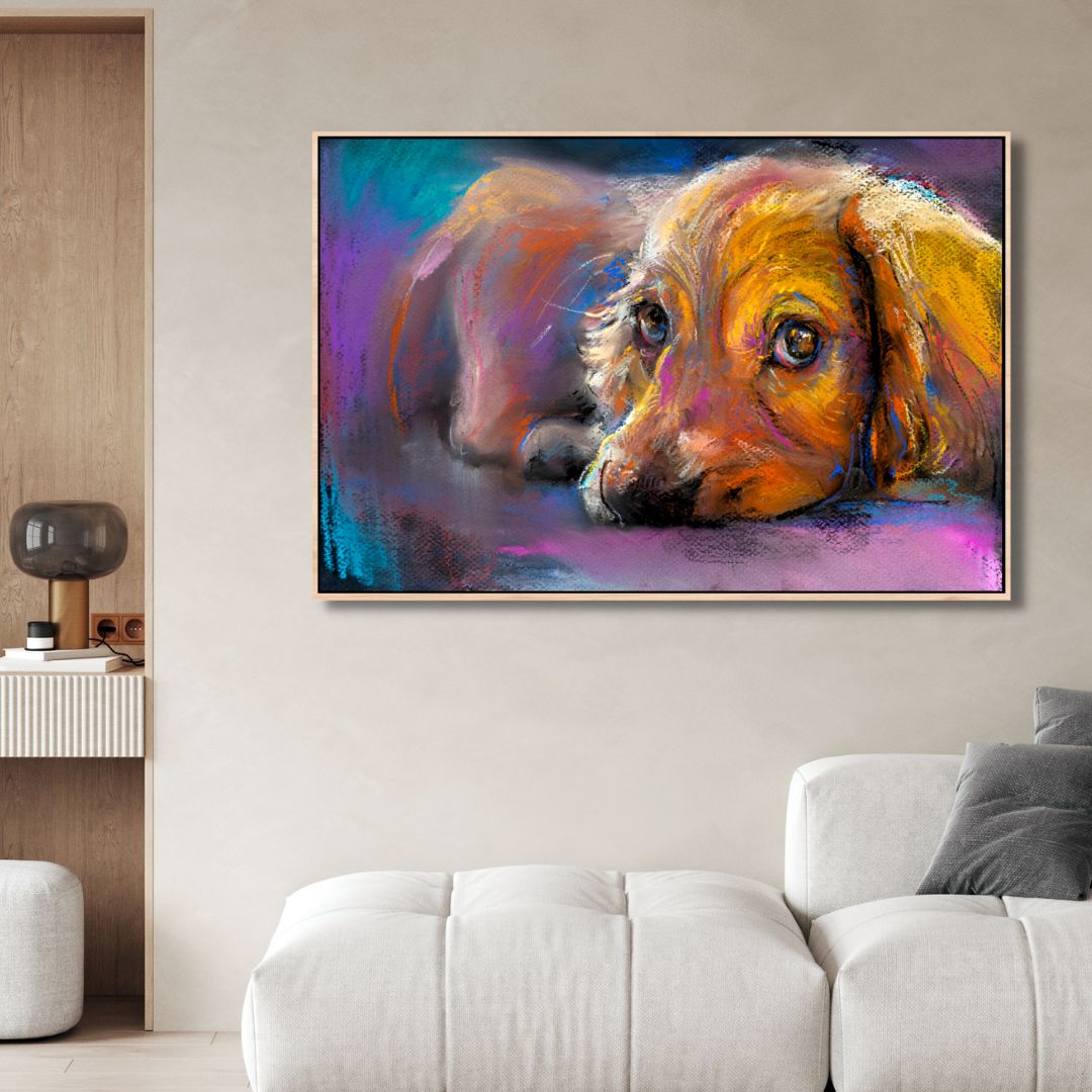 Dachshund Colorful Portrait Art - Designity Art