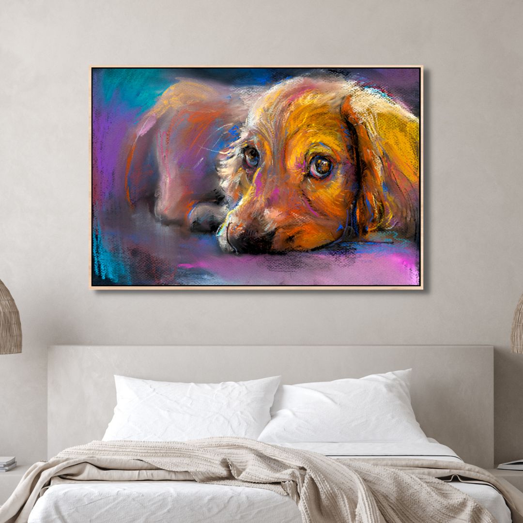 Dachshund Colorful Portrait Art - Designity Art