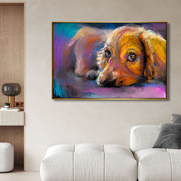 Dachshund Colorful Portrait Art - Designity Art