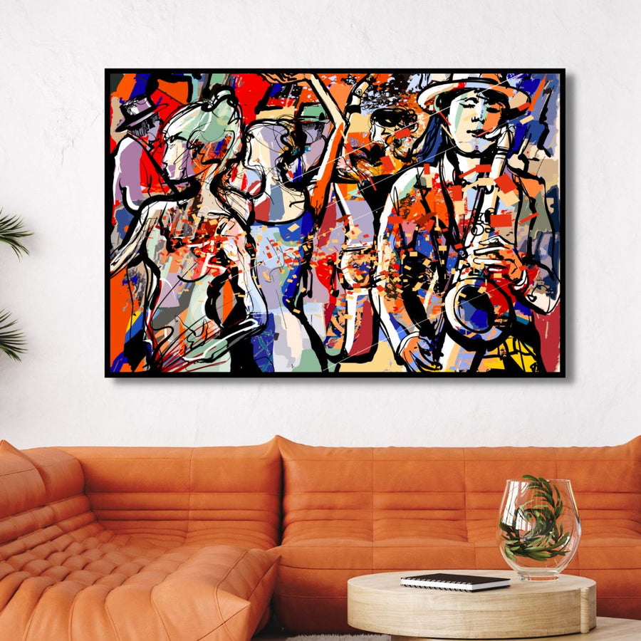 Dance Party Canvas Art - Designity Art