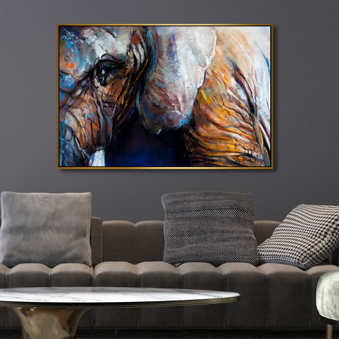 Elephant Portrait Art - Designity Art