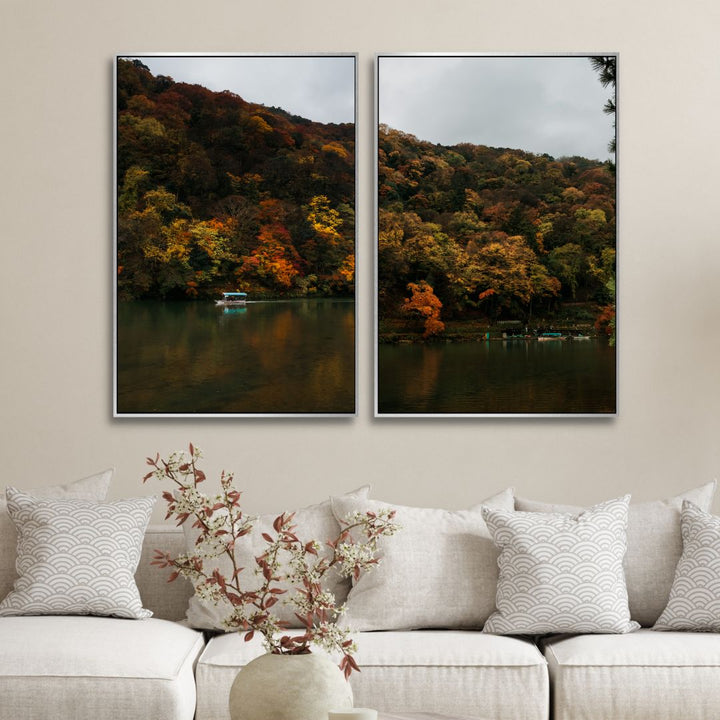 Fall View Canvas Art - Designity Art