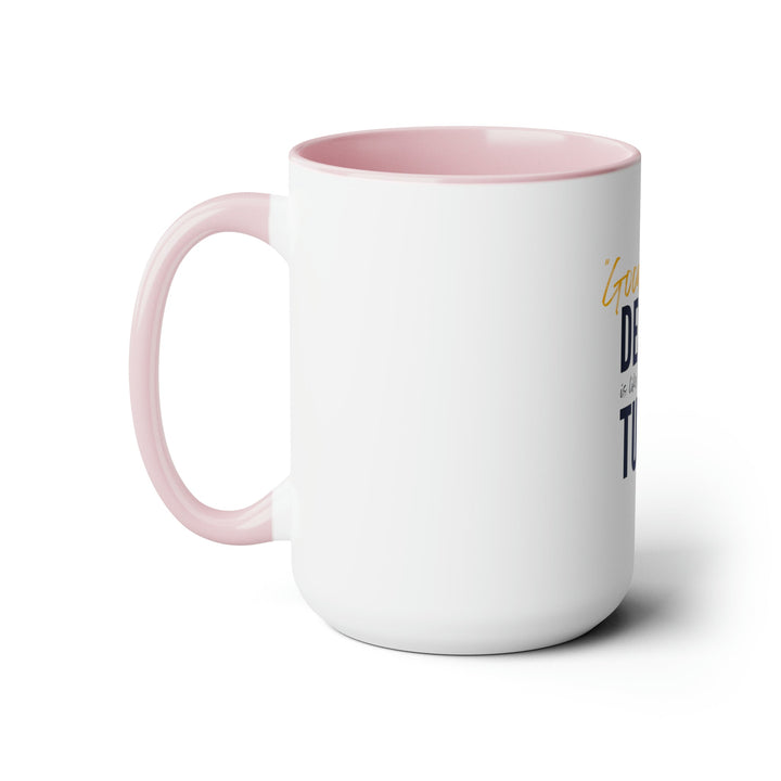 "Good Design is Like Making a Turkey" Creative Designer Two-Tone Coffee Mugs, 15oz - Mug - Designity Art