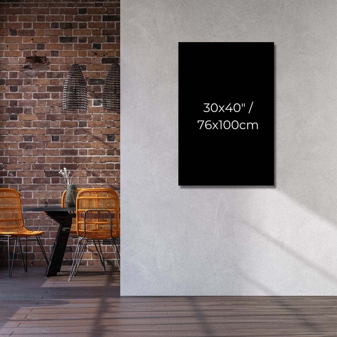 "Harmony in Shadows" Abstract Canvas Wall Art - Designity Art