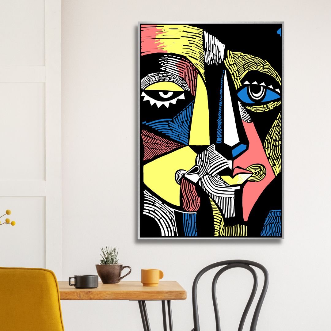 Linostyle Portraits Canvas Wall Art - Designity Art